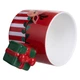 Чашка фарфоровая новогодняя Merry Christmas 400 (мл) Красная Yiwu FM-CS-49R - изображение 4
