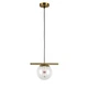 Светильник подвесной шар Levistella 7841023-1 (150mm) GAB+CL бронза, плафон прозрачный - изображение 1