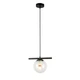 Светильник подвесной шар Levistella 7841023-1 (150mm) BK+CL черный, плафон прозрачный - изображение 2