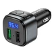 FM-транспортер Bluetooth для авто Hoco E67 Fighter 18 W 2 USB чорний FM-модулятор (E67) - зображення 4