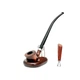 Длинная трубка из дерева груши Churchwarden с подставкой и тампером - изображение 1