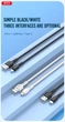 Кабель XO Rock Series USB-A до microUSB NB230 2.4A 1м, чорний - зображення 2