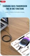 Кабель XO Rock Series USB-A до microUSB NB230 2.4A 1м, чорний - зображення 3