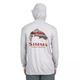 Худі Simms Tech Hoody - Місто: Київ Artist Series Trout Logo Flame/Sterling M (13521-859-30 / 2241321) - зображення 3