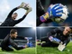 Вратарские перчатки Ultra Ultimate NC 4mm Elite Dual Grip Профессиональные для футбола (8 размер 14-17 лет) темно-синий - изображение 4