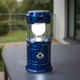 Фонарь светодиодный аккумуляторный кемпинговый с солнечной панелью 1W+6LED, переносная портативная складная лампа с функцией Power Bank для дома, дачи, рыбалки и походов Синий, CLS-5800T-Blue - изображение 1