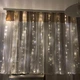 Гірлянда штора з гачками LED світлодіодна 2,9x2 м, новорічна декоративна гірлянда з USB живленням та пультом ДК для дому, вікон, інтер’єру та святкового оформлення, тепле жовте світло, LP-39 - зображення 3