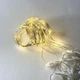 Гірлянда штора з гачками LED світлодіодна 2,9x2 м, новорічна декоративна гірлянда з USB живленням та пультом ДК для дому, вікон, інтер’єру та святкового оформлення, тепле жовте світло, LP-39 - зображення 12