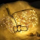 Гирлянда нить Роса 30 LED 3м на батарейках + USB Желтая - изображение 2