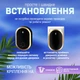 Беспроводной дверной звонок музыкальный водонепроницаемый DoorBell Комплект дверного звонка дальность действия до 300 м Kayfovo DB-15 Black - изображение 3