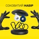 Чохол брелок для Apple AirTag з карабіном Silicone White, Dark Blue Kayfovo WDB2 Комплект з 2 шт - зображення 2