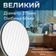 Світильник стельовий світлодіодний світильник люстра світлодіодна люстра стельова led світильник 60W 375*60ММ 3000К- 6500К 5600LM З ПУЛЬТОМ Метал Kayfovo 81021 - зображення 4