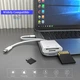 Перехідник для Iphone Lightning на USB-C SD/TF Card Reader адаптер для USB-C на картридер SD Card Kayfovo YO 22 - зображення 5