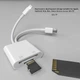 Перехідник для Iphone Lightning на USB-C SD/TF Card Reader адаптер для USB-C на картридер SD Card Kayfovo YO 22 - зображення 6