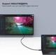 Кабель для ноутбука DP to DP Адаптер DisplayPort to DP Black 4Kx2K перехідник для монітора 1.8 м Kayfovo M-35 - зображення 5