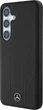 Etui plecki Mercedes Leather Debossed Lines MagSafe do Samsung Galaxy S25 Black (3666339423827) - obraz 2