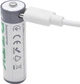 Аккумулятор RZTK Cell Recharge Type-C 2100 мАч Li-ion AA 4 шт + зарядный кабель - изображение 7