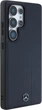 Панель Mercedes Leather Debossed Lines MagSafe для Samsung Galaxy S25 Ultra Blue (3666339423872) - зображення 4