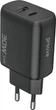 Мережевий зарядний пристрій Proove Silicone Power 2 30W (Type-C + USB) Black (643680001) - зображення 1