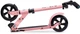 Hulajnoga Micro Speed Deluxe składana dwukołowa do 100 kg Neonowo-różowa (SA0213) (7630053546984) - obraz 5