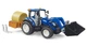 Іграшковий набір Bruder Трактор New Holland T5.121 з навантажувачем та аксесуарами 04055 (4001702021870) - зображення 2