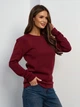 Толстовка світшот тепла ISSA PLUS 14892 XXL бордова (issa2007682771615) - зображення 2