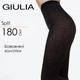 Бавовняні колготки з рельєфним візерунком ялинка Giulia SPLIT (2) 3 Black-pirate black, теплі, жіночі, з малюнком - зображення 1