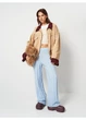 Штани H&M L Блакитний 1121848_полос - зображення 3