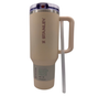 Термос термокружка Stanley Quencher ProTour Flip Straw Tumbler 1,18 л из нержавеющей стали Cream KT7001933 - изображение 6