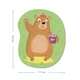 Детские пазлы Dodo 6в1 "Лесные животные" 6 видов на 2х2, 2х3, 2х4 элемента (300195) - изображение 3