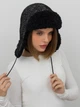 Шапка женская VILSS Inverno Fiore Italy Ram VLU-2503-FI48-17 56-59 Зебра Люрекс/Черный - изображение 3