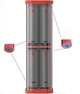 Корпус для PowerBank 8 x 121700 3A 2хUSB, Micro-USB, Type-C, PD 20W QC3.0 18W Max 22.5W (BQ-S87PD)Черный - изображение 2