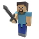 Дитяча ігрова фігурка Minecraft Стів зі зброєю (MC666-3) - зображення 2