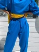 Жіночі комфортні штани оверсайз UKRAINE Milirud S/L Синій (495-3-S/L) - изображение 3