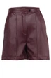 Жіночі бордові шорти з екошкіри LadyLike 42 Бордовий (ll2237180058363) - изображение 1