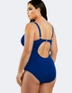 Слитный корректирующий купальник Fuba 29108-5 темно-синий 9XL - изображение 2