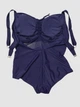 Слитный корректирующий купальник Fuba 29108-5 темно-синий 9XL - изображение 4