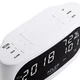 Годинник-будильник Adler AD 1186 white, LED, температура, вологість - зображення 4