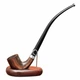 Длинная трубка для курения табака 240 мм из дерева груши Churchwarden KAF233 - изображение 9