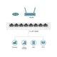 Комутатор Desktop Switch TP-Link TL-SF1008D 8 портів 10/100 Мбіт/с Fast Ethernet White - зображення 3