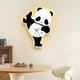 Настінний годинник Панда Diy Super Panda 40*31 см з LED підсвіткою кварцові безшумні - зображення 4