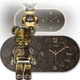 Настінний годинник Diy Bearbrick космічний ведмідь з LED підсвічуванням 40*60 см кварцовий - зображення 6