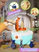 Детский гончарный набор для лепки и рисования UFT гончарный круг с глиной и красками + инструменты - изображение 1