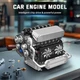 Конструктор двигатель BMW S55 Inline-6 Engine Mould King 10213 моторизованный детский мотор, 744 деталей - изображение 4