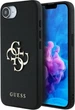 Панель Guess Grained Big 4G Logo Small Classic Logo для Apple iPhone 16e Black (GUHCPSE4PGT4MBK) - зображення 1