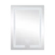 Зеркало Lidz Kubis 600х800 с LED-подсветкой Touch, с антизапотеванием, с димером - изображение 4