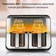 Аэрогриль с двумя корзинами по 6л Zepline ZP-0218 Двухкамерная аэрофритюрница 4200Вт Мультипечь 12л с двумя чашами и силиконовыми формами - изображение 11