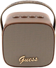Głośnik przenośny Guess Speaker mini Script Logo with Strap Brown (3666339170196) - obraz 1
