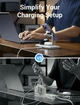Зарядний пристрій Qi2 UGREEN 3-in-1 Wireless Charger (CD278) для iPhone 17/17 Pro/17 Pro Max, iPhone 16/15/14/13/12 Series - изображение 5