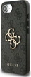 Панель Guess 4G Big Metal Logo для Apple iPhone 16e Black (GUHCPSE44GMGGR) - зображення 4